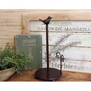 Paper Towel Holder W/bird ~ Counter-top ~ Kitchen Accessories