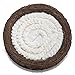 Sunmig Newborn Baby Roving Braid Wool Spinning Fiber Rugs Photography Photo Props (White)