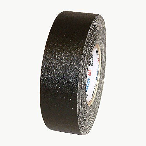 ShurTape (formerly Permacel) Gaffers Tape 2 Inch Black Pro Grade Roll