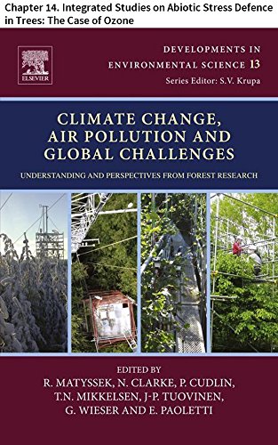 Climate Change, Air Pollution and Global Challenges: Chapter 14. Integrated Studies on Abiotic Stress Defence in Trees: The Case of Ozone (Developments in Environmental Science)