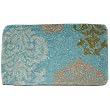 Heavy Duty Coir Doormat, Blue and Natural Colors, Design 2