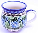 Polish Pottery UNIKAT 12 oz. Ladies Bubble Mug