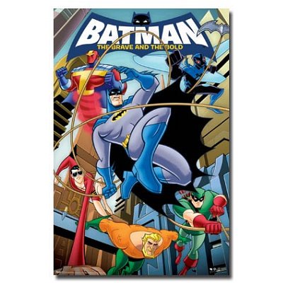 Batman (The Brave and the Bold) Art Poster Print - 22x34