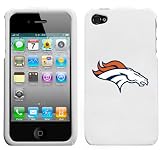 iPhone 4 Denver Broncos White Snap on Superior Hard Cover