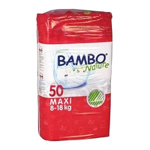 Abena Bambo Nature Premium Baby Diapers, Size 4, Maxi, 50 Count (Pack of 3)