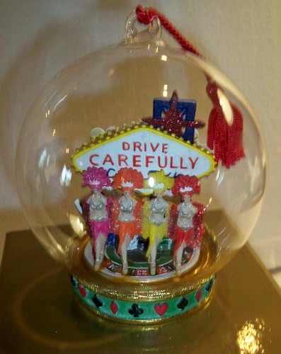 Flavia Milano® Vegas Showgirls Memory Globe