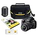Nikon D3000 10.2MP Digital SLR Camera with 18-55mm & 55-200mm VR Lenses, Case, Lens Cloth and DVD
