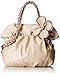 MG Collection Candice Metallic Weaved Handle Hobo Handbag