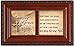 Cottage Garden Amazing Grace Inspirational Woodgrain Petite Music Box Plays Amazing Grace