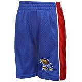 NCAA Kansas Jayhawks Toddler Royal Blue Vector Mesh Shorts (2T)
