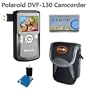 Polaroid DVF-130 USB Camcorder with 2.0-inch LCD Display (Titanium) YouTube Camera Ready