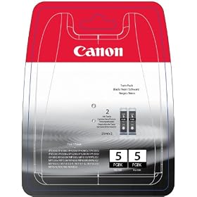 Canon - PGI-5 BK - Cartouche  d'origine- Twin pack - Noir