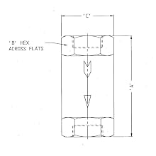 Dixon 62-103 Stainless Steel 316 Ball Cone Check Valve, 1/2" NPT Female