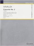 Produkt-Bild: Concerto Nr. 2 g-Moll: "La Notte". op. 10/2. RV 439/PV 342. Fl&ouml;te (Alt-Blockfl&ouml;te), Streichorchester und Basso continuo. Klavierauszug mit Solostimme. (Edition Schott)