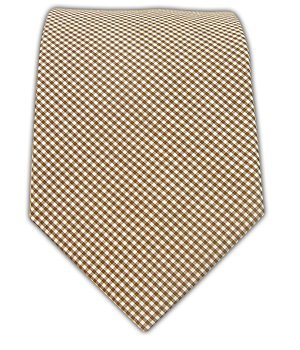 100% Cotton Carmel Mini Gingham 2 1/2