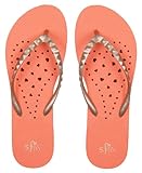 Showaflops Women's Antimicrobial Shower & Water Sandals - Elongated Heart