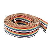 uxcell IDCリボンケーブル　フラットケーブル　ISP JTAG ARM 20ピン　1.25mmのピッチ 25mmの幅さ 4mの長さ