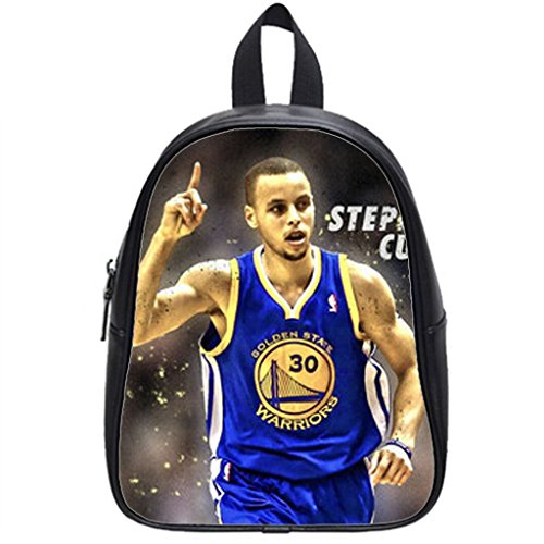 Bear and rabbit custom Stephen Curry girls and boys school bag custom backpack black
