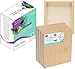 Daveliou 8x10 inch (20 x 25 cm) Wooden Painting Board - 5-Pack Birch Wood Cradle Panel Boards - Wood Canvas Craft Supplies Used by Artists for Crafts Painting and Encaustic Art