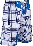 Mens Plaid Water Splash Skate Surf Board Short / Swim Trunks 51x03SemiJL. SL160 Mens Plaid Water Splash Skate Surf Board Short / Swim Trunks
