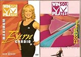 WINSOR PILATES 2 DVD SET ~ MAXIMUM BURN CARDIO & POWER SCULPTING WITH RESISTANCE