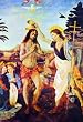 Leonardo da Vinci (The Baptism of Christ) Art Poster Print - 11x17