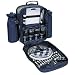 Picknickrucksack mit Inhalt f�r 4 Personen mit integrierter K�hltasche