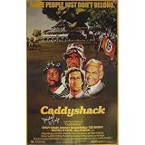 Steiner Sports MLB Caddy Shack Michael OKeefe Autographed Movie Poster