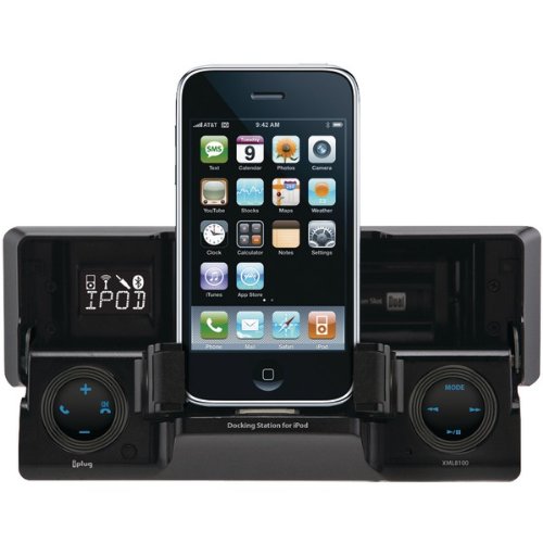 Dual XML8100 AM/FM Mechless Receiver with iPod Dock, BT Ready, SWI, iPlug, and Remote (Black)