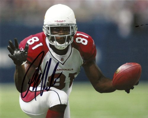 ANQUAN BOLDIN,ARIZONA CARDINALS,RAVENS,FLORIDA STATE,SIGNED,AUTOGRAPHED 8X10,PHOTO,COA WITH PROOF,PIC