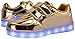 Tokee Unisex Light Up Shoes USB Charging Led Sneakers for Toddler and Little Kid