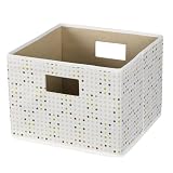 Review Whitney Design 4040-1 / Whitney Design 4040-1 13-by-13-by-10-Inch Storage Bin, Colorful Dots