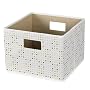Whitney Design 4040-1 Open Storage Bin, Colorful Dots