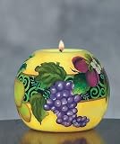 Ne Qwa Art Fruit Menagerie Tea Light by Patricia Brubaker