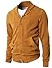 H2H Mens Shawl Collar Sweater Cardigan with Point Button