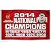 College Flags & Banners Co. Ohio State Buckeyes 8 Time National Champs 3' x 5' Flag
