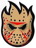 Spitfire Wheels Skateboard Sticker - Friday the 13th Horror Movie Jason Voorhees Hockey Mask