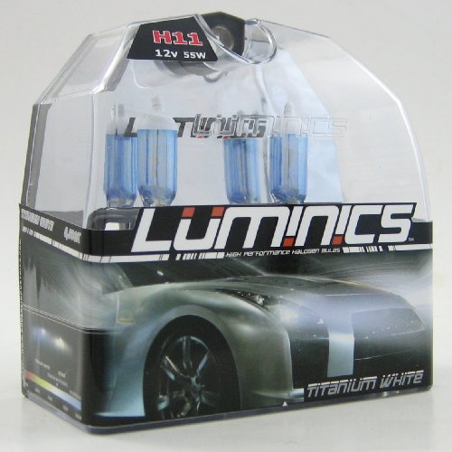 Luminics (LT-H11F) Titanium White Light Bulbs - H11 - 55w