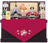 ひな人形 隆山 親王飾り 収納飾り 【人形屋ホンポ特選品】1175