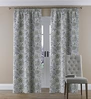 Floral Pencil Pleat Curtains