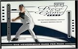 2003 Piece of the Game Baseball Cards Unopened Hobby Pack (1 Memorabilia Card Pack, randomly inserted #'d cards and autographs)