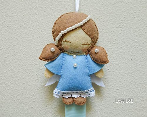 Hair bow holder, Hair bow organizer- Blue angel