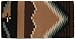 Mayatex Saddle Blanket - Wool Durango 32 x 64 - Black - Fawn - Chestnut Brown - Sage