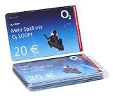 O2 Loop up 20 Euro Prepaid-Karte, ohne Mehrwertsteuer (10-er Pack)