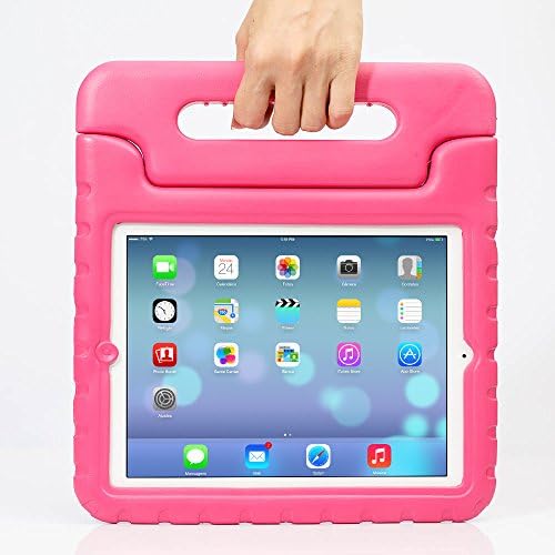 Apple Ipad 2/3/4 Case,IBOOS Kids Lightweight Protective Carrying Case With Handle&Stand,Foam Tech Series,Rose
