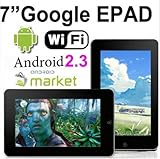 7 inch Android 2.3 Resistive Touchscreen Tablet PC Google 3G WiFi MID 4GB capactiy (Silver color)