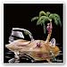 Lost In Paradise by Michael Godard 11.75"x11.75" Art Print Poster