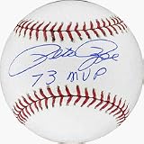 Pete Rose Autographed MLB Baseball with 73 MVP Inscription