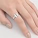 CHOOSE YOUR COLOR Sterling Silver Open Bar Ring HOLIDAY DEALS 2016