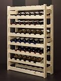 wine rack 56er bottled wine, shelves for wine, champagne nature
